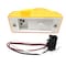 Truck-Lite Incandescent, Yellow Rectangular, 1 Bulb, Side Turn Signal, 2 Screw, Pl-3, Stripped End/Ring 22002Y3 - alternate 1